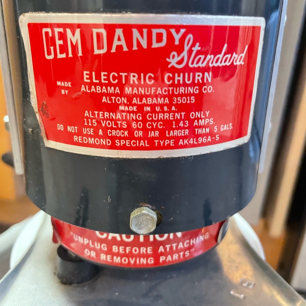 Gem Dandy Electric Churn